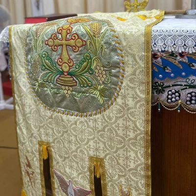 Catholic Altars with embroidery