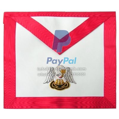 18th Degree Scottish Rite Apron - White & Red
