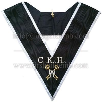 Masonic Officer's collar - ASSR - 30th degree - CKH - Grand Trsorier