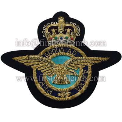 Per Ardua Ad Astra Air Force Bullion Blazer Badge