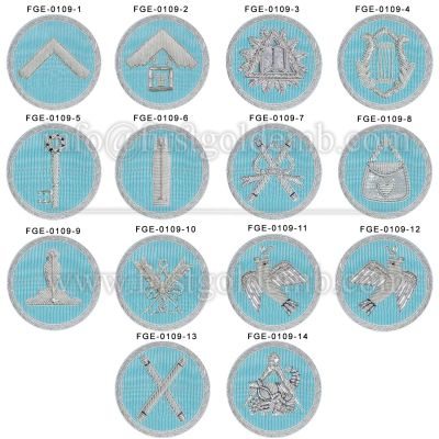 Masonic Craft Apron Badge All Ranks
